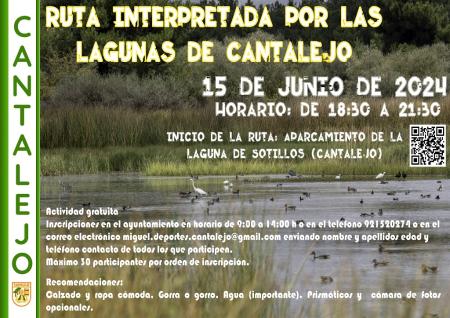 Ruta interpretada por las Lagunas de Cantalejo