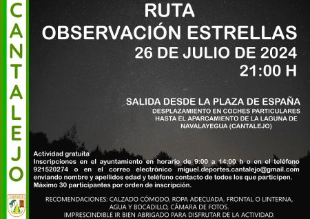 RUTA NOCTURNA por las Lagunas de Cantalejo