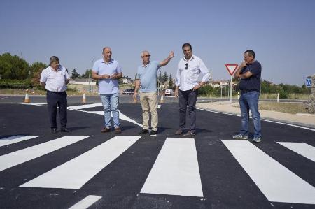 Imagen Entra en servicio el vial de acceso al Palacio de La Faisanera desde la carretera de La Granja, tras la obra acometida por la Diputación