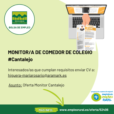 Imagen Oferta de empleo en Cantalejo