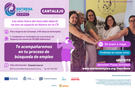 Imagen “Entrena Empleo Rural” ayudará a mujeres en desempleo de Cantalejo.